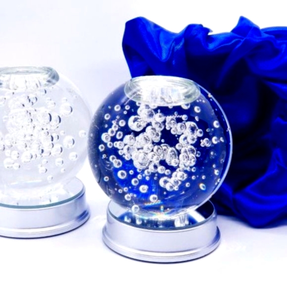 Bubble Glass Candle Holder | Art Gift | Table Decor I Hand Blown Glass | New Hom - Picture 5 of 6